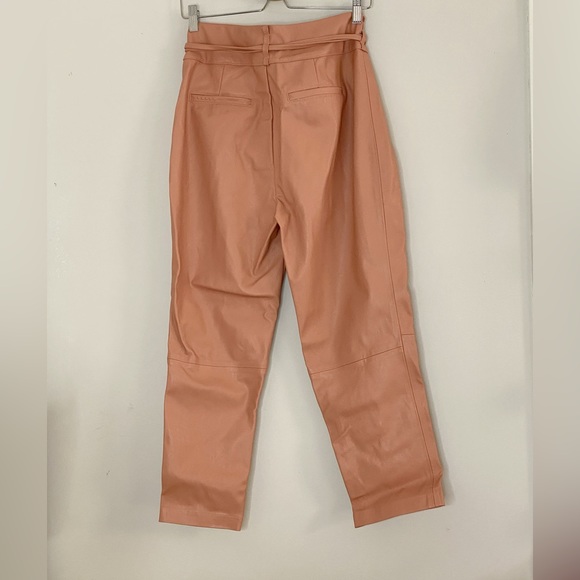 Anthropologie BLANKNYC Chelsea Tapered Faux Leather pants new - Picture 5 of 6